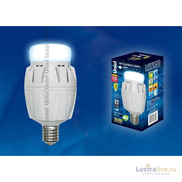 Лампа светодиодная (UL-00001527) Uniel E27 12W 4000K матовая LED-A60 12W/NW/E27/FR PLP01WH