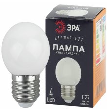 Лампа светодиодная Эра E27 1W 3000K ERAW45-E27 Б0049577