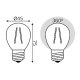Лампа светодиодная Gauss Basic Filament E27 5,5W 2700K 1051216T