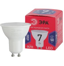 Лампа светодиодная Эра GU10 7W 6500K LED MR16-7W-865-GU10 R Б0045350