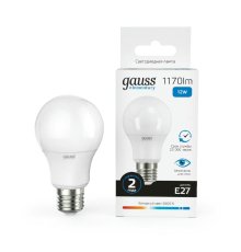 Лампа светодиодная Gauss E27 12W 6500K груша матовая 23232