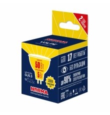 Лампа светодиодная Volpe Norma LED-MR16-5W/3000K/GU5.3/FR/NR UL-00011011