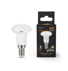 Лампа светодиодная рефлекторная Gauss E14 4W 2700K матовая 106001104