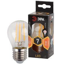 Лампа светодиодная Эра E27 7W 2700K F-LED P45-7W-827-E27 Б0027948
