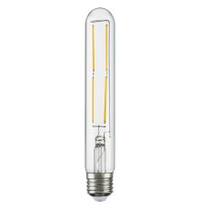 Лампа светодиодная филаментная Lightstar LED Filament E27 6W 4000K трубчатая прозрачная 933904