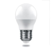 Лампа светодиодная Feron E27 6W 2700K шар матовый LB-1406 38068