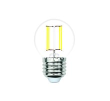 Лампа светодиодная Volpe LED-G45-5,5W/4000K/E27/CL/SLF UL-00008460