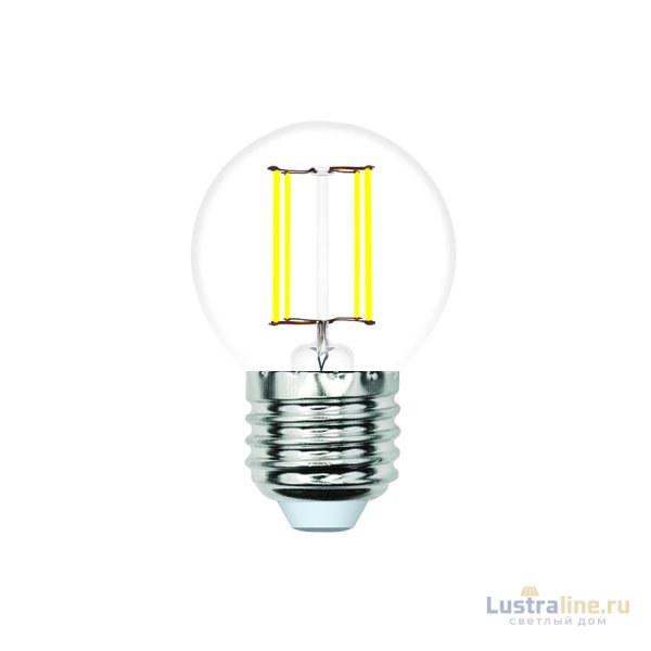 Лампа светодиодная Volpe LED-G45-5,5W/4000K/E27/CL/SLF UL-00008460