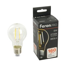 Светодиодная лампа Feron LB-1106 E27 6W 2700K 48889