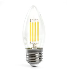 Лампа светодиодная Feron LB-66 Свеча E27 7W 4000K 38271