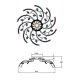 Лампа светодиодная (UL-00006496) Uniel GX53 7W 4000K матовая LED-GX53-7W/4000K+3000K/GX53/FR PLB02WH