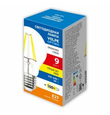 Лампа светодиодная Volpe Optima LED-A60-9W/3000K/E27/CL/SLF UL-00008302