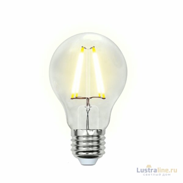 Лампа светодиодная (UL-00000198) Uniel E27 8W прозрачная LED-A60-8W/WW/E27/CL PLS02WH Лампа светодиодная (UL-00000198) Uniel E27 8W прозрачная LED-A60-8W/WW/E27/CL PLS02WH