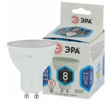 Лампа светодиодная Эра GU10 8W 4000K LED MR16-8W-840-GU10 Б0036729