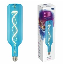 Лампа светодиодная Uniel LED-SF21-5W/SOHO/E27/CW BLUE GLS77BL UL-00007628