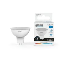 Лампа светодиодная Gauss GU5.3 9W 6500K матовая 13539