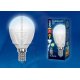 Лампа светодиодная (UL-00002416) Uniel E14 7W 3000K матовая LED-CW37 7W/WW/E14/FR PLP01WH