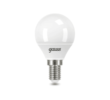 Лампа светодиодная Gauss E14 9,5W 6500K матовая 105101310
