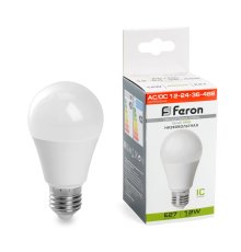 Лампа светодиодная низковольтная Feron LB-193 Шар E27 12W 4000K 48729
