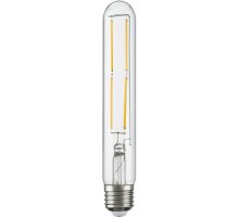 Лампа светодиодная филаментная Lightstar LED Filament E27 6W 3000K трубчатая прозрачная 933902