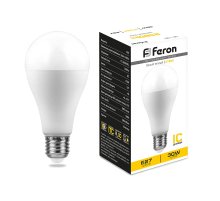 Лампа светодиодная Feron E27 30W 2700K груша матовая LB-130 38194