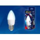 Лампа светодиодная (UL-00002411) Uniel E14 7W 4000K матовая LED-C37 7W/NW/E14/FR PLP01WH