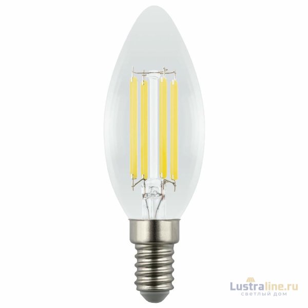 Лампа светодиодная филаментная Uniel LED-C35-4W/4000K/E14/CL GLY01TR UL-00011937