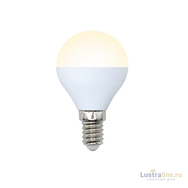 Лампа светодиодная (UL-00003826) Volpe E14 9W 3000K матовая LED-G45-9W/WW/E14/FR/NR УЦ