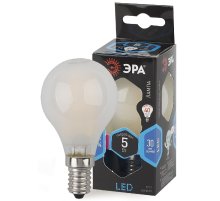 Лампа светодиодная Эра E14 5W 4000K F-LED P45-5W-840-E14 frost Б0027930