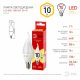Лампа светодиодная Эра E14 10W 2700K LED BXS-10W-827-E14 R Б0051854