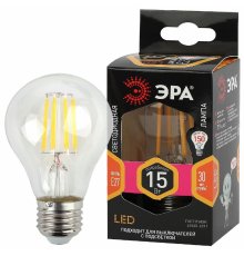 Лампа светодиодная Эра E27 15W 2700K F-LED A60-15W-827-E27 Б0046981