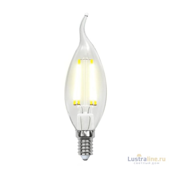 Лампа светодиодная филаментная (UL-00001374) Uniel E14 6W 4000K прозрачная LED-CW35-6W/NW/E14/CL PLS02WH Лампа светодиодная филаментная (UL-00001374) Uniel E14 6W 4000K прозрачная LED-CW35-6W/NW/E14/CL PLS02WH