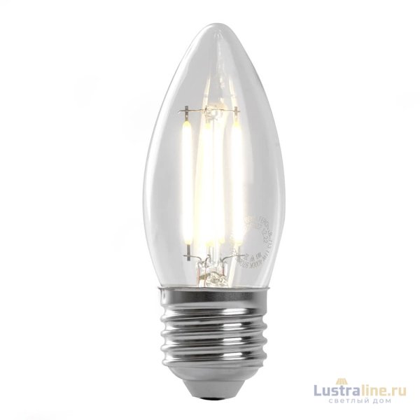 Лампа светодиодная Feron LB-66 Свеча E27 7W 4000K 38271