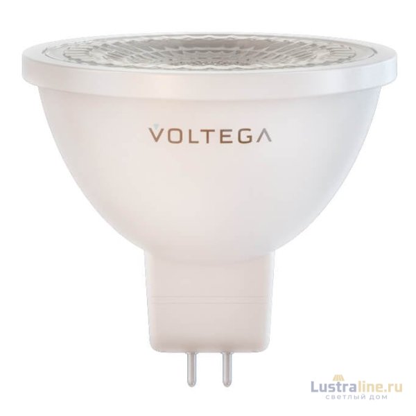 Лампа светодиодная Voltega GU5.3 7W 2800К прозрачная 7062