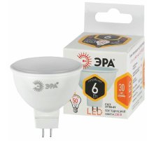 Лампа светодиодная Эра GU5.3 6W 2700K LED MR16-6W-827-GU5.3 Б0020542