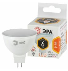Лампа светодиодная Эра GU5.3 6W 2700K LED MR16-6W-827-GU5.3 Б0020542