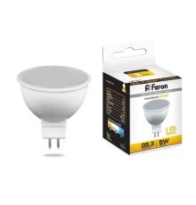 Лампа светодиодная Feron MR16 G5.3 5W 2700K матовая LB-24 25127