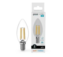 Лампа светодиодная Gauss Filament Elementary E14 10W 4100K 32120