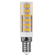 Лампа светодиодная Feron E14 7W 2700K Прямосторонняя Матовая LB-433 25898
