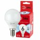 Лампа светодиодная Эра E14 6W 4000K LED P45-6W-840-E14 R Б0052443