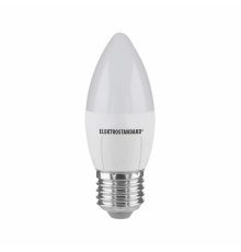 Лампа светодиодная Elektrostandard E27 6W 6500K свеча матовая 4690389056413