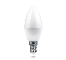 Лампа светодиодная Feron E14 9W 6400K свеча матовая LB-1309 38061