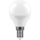 Лампа светодиодная Feron E14 7W 6400K Свеча Матовая LB-97 25477