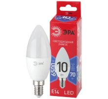 Лампа светодиодная Эра E14 10W 6500K LED B35-10W-865-E14 R Б0045337