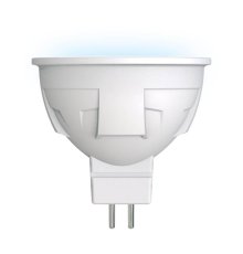 Лампа светодиодная (UL-00002422) Uniel GU5.3 6W 4000K матовая LED-JCDR 6W/NW/GU5.3/FR PLP01WH