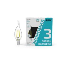 Лампа светодиодная Gauss Filament E14 7W 4100K 104901207T