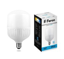 Лампа светодиодная Feron E27 25W 6400K Цилиндр Матовая LB-65 25887