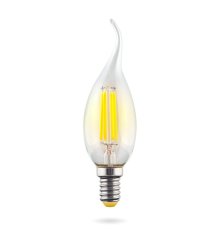Лампа светодиодная Voltega E14 6W 4000К шар прозрачный VG10-CW1E14cold6W-F 7018