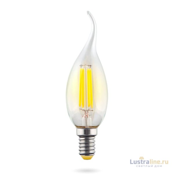 Лампа светодиодная Voltega E14 6W 4000К шар прозрачный VG10-CW1E14cold6W-F 7018