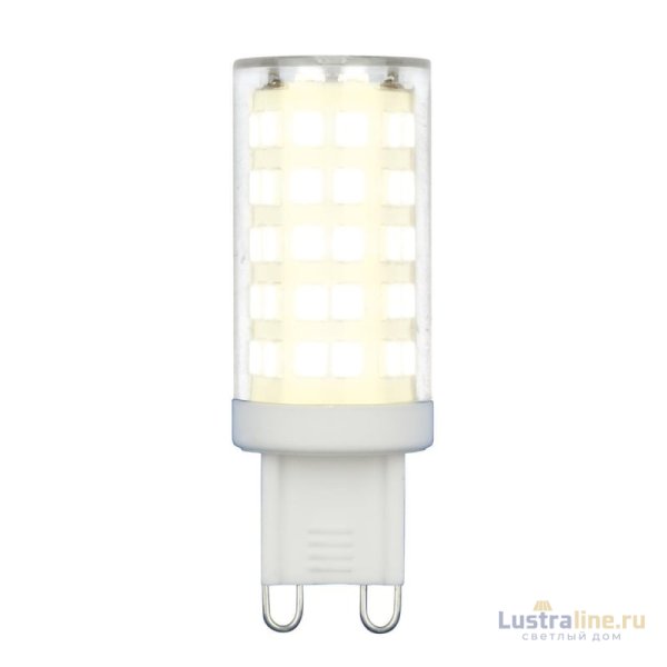 Лампа светодиодная (UL-00006489) Uniel G9 9W 4000K прозрачная LED-JCD-9W/4000K/G9/CL GLZ09TR Лампа светодиодная (UL-00006489) Uniel G9 9W 4000K прозрачная LED-JCD-9W/4000K/G9/CL GLZ09TR